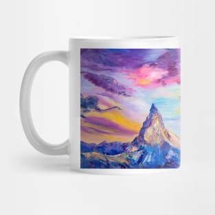 Mountain Matterhorn. Alps. Switzerland and Italy. Mug